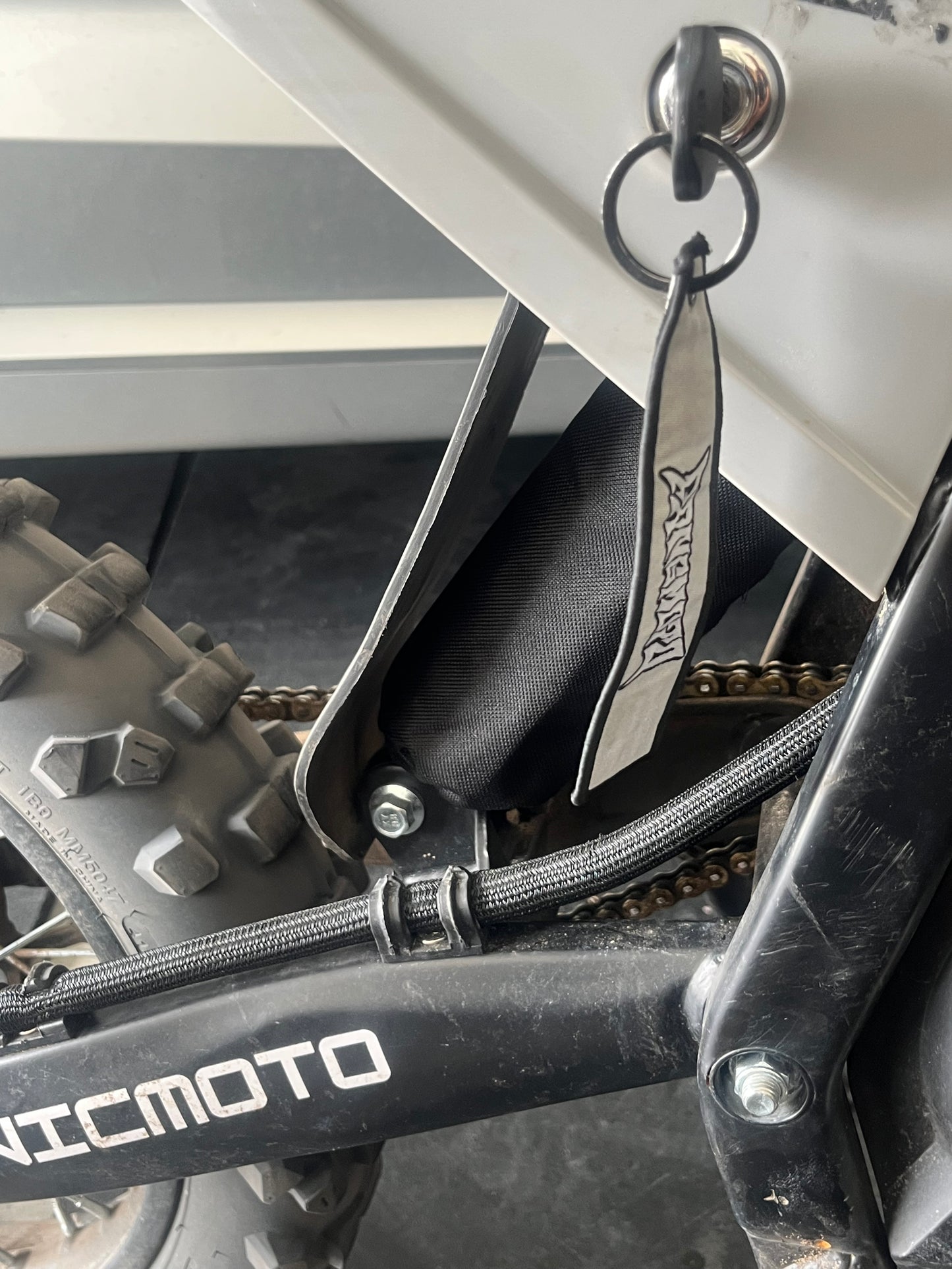 Dirtbike shock cover